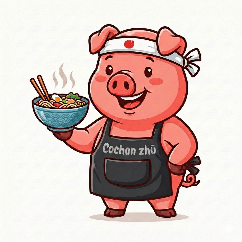 Cochon Zhū — notre mascotte